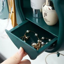 The Blissful Bath Badezimmer-Wandmontierter Schmetterlings-Make-up-Organizer – Aufbewahrungslösung für das Badezimmer