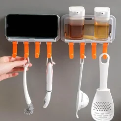 Space Savvy Küche & Esszimmer-Wandmontierter Telefonhalter - Küchen-Organizer-Rack