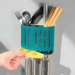 The Culinary Kit Küche & Esszimmer-Wandmontiertes Abtropfgestell - Organizer zur Aufbewahrung von Geschirr