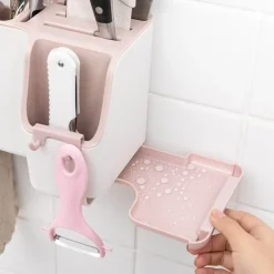 Space Savvy Küche & Esszimmer-Wandmontiertes Abtropfgestell für Küchenbesteck