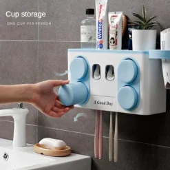 The Blissful Bath Badezimmer-Wandmontiertes Aufbewahrungsregal für das Badezimmer – platzsparender Organizer