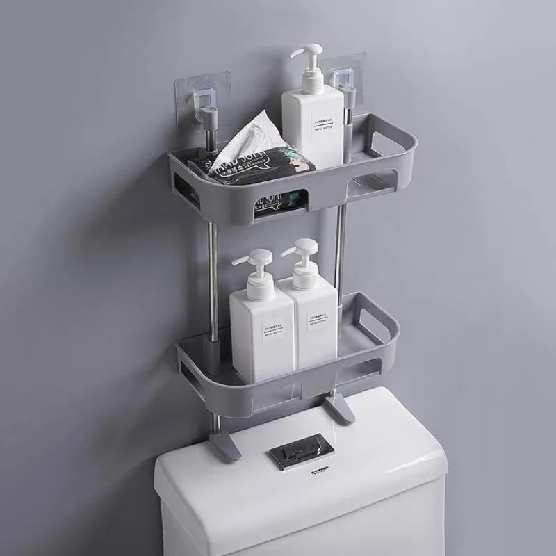 The Blissful Bath Badezimmer-Wandmontiertes Badezimmerregal - Mehrschichtiges Organizer-Aufbewahrungsregal