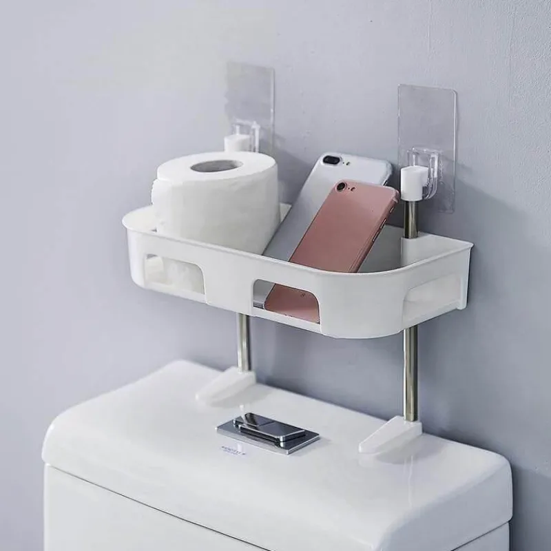 The Blissful Bath Badezimmer-Wandmontiertes Badezimmerregal - Mehrschichtiges Organizer-Aufbewahrungsregal