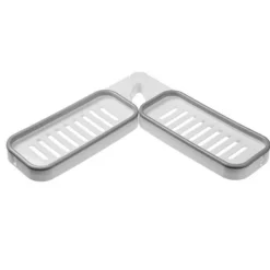 The Blissful Bath Badezimmer-Wandmontiertes Badezimmerregal - Drehbarer, platzsparender Organizer