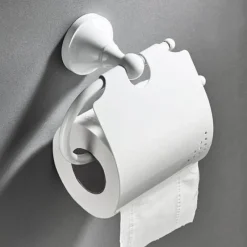 The Blissful Bath Badezimmer-Wandmontiertes Badezimmer-Zubehörhalter-Set – Organizer für Handtücher, Toilettenartikel und Accessoires