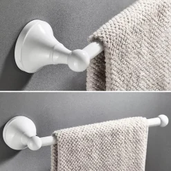 The Blissful Bath Badezimmer-Wandmontiertes Badezimmer-Zubehörhalter-Set – Organizer für Handtücher, Toilettenartikel und Accessoires