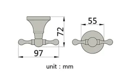 The Blissful Bath Badezimmer-Wandmontiertes Badezimmer-Zubehörhalter-Set – Organizer für Handtücher, Toilettenartikel und Accessoires
