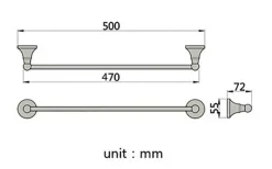The Blissful Bath Badezimmer-Wandmontiertes Badezimmer-Zubehörhalter-Set – Organizer für Handtücher, Toilettenartikel und Accessoires