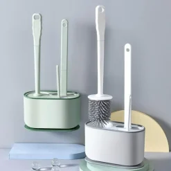 The Blissful Bath Badezimmer-Wandmontiertes Toilettenbürstenset – Platzsparender Badezimmer-Organizer