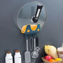 Space Savvy Küche & Esszimmer-Wandmontiertes Topfdeckel-Organizer-Regal – Aufbewahrungslösung für die Küche