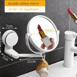 Tranquil Waters Gadgets Für Zuhause|Badezimmer-Wandspiegel mit 3-facher Vergrößerung – elegantes All-Angle-Design