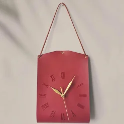 Victoria Queen Wohndeko-Wanduhr aus Leder – Stilvolles Zeitmesser für die Heimdekoration