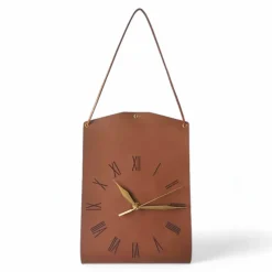 Victoria Queen Wohndeko-Wanduhr aus Leder – Stilvolles Zeitmesser für die Heimdekoration