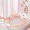 The Blissful Bath Badezimmer-Warm Toilet Seat Cover - Soft Deluxe Bathroom Accessory