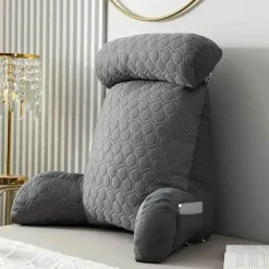 The Decor Haven Gadgets Für Zuhause-Waschbares Latex-Lesekissen – bequemes Stützkissen