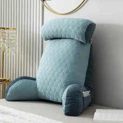 The Decor Haven Gadgets Für Zuhause-Waschbares Latex-Lesekissen – bequemes Stützkissen