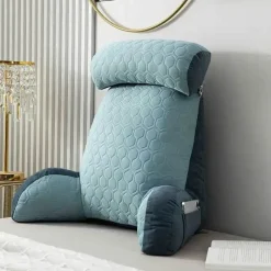 The Decor Haven Gadgets Für Zuhause-Waschbares Latex-Lesekissen – bequemes Stützkissen