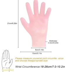 PureGlow Männerpflege|Frauenpflege-Wasserdichte Aqua Care Silikon-Spa-Handschuhe