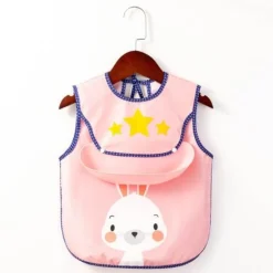 Kinder The Decor Haven Kinderwagen & Zubehör-Wasserdichte Babyschürze mit Tiermuster – süßer Kochkittel für Kinder