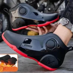 Herren Decor Herrenschuhe-Wasserdichte Cyberpunk-Gummistiefel – rutschfeste Gummischuhe