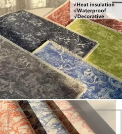 Plates u0026 More Küche & Esszimmer-Wasserdichte Essensmatte aus Baumwollleinen – wärmeisolierende Küchenunterlage