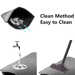 Furendo Haustierzubehör|Reinigungswerkzeuge Für Haustiere-Wasserdichte, rutschfeste Katzenstreumatte – leicht zu reinigendes Haustierzubehör