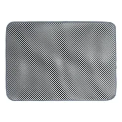 Furendo Haustierzubehör|Reinigungswerkzeuge Für Haustiere-Wasserdichte, rutschfeste Katzenstreumatte – leicht zu reinigendes Haustierzubehör