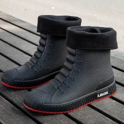 Herren Decor Herrenschuhe-Wasserdichte Schlupfgummistiefel - Stylish Rain Rider