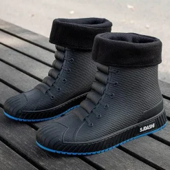 Herren Decor Herrenschuhe-Wasserdichte Schlupfgummistiefel - Stylish Rain Rider