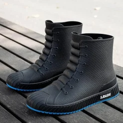 Herren Decor Herrenschuhe-Wasserdichte Schlupfgummistiefel - Stylish Rain Rider