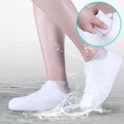 Gear Up u0026 Go Camping-Werkzeuge|Outdoor-Gadgets-Wasserdichte Silikon-Überschuhe – wiederverwendbar, 2er-Pack