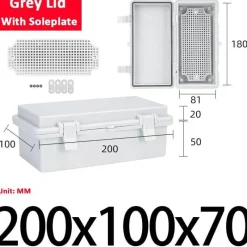 The Outdoor Vault Heimwerkzeuge|Outdoor & Garten-Wasserdichte Steckdosenbox für den Außenbereich – regenfeste Steckdosenabdeckung