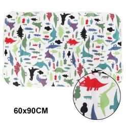 Kinder The Decor Haven Kinderwagen & Zubehör-Wasserdichte Wickelunterlage - Wiederverwendbares Cartoon-Design