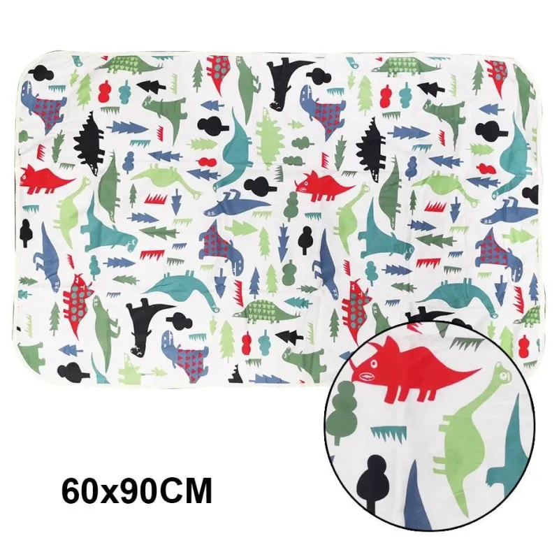 Kinder The Decor Haven Kinderwagen & Zubehör-Wasserdichte Wickelunterlage - Wiederverwendbares Cartoon-Design