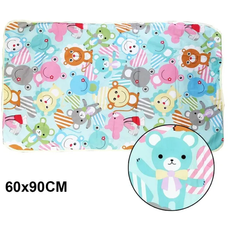 Kinder The Decor Haven Kinderwagen & Zubehör-Wasserdichte Wickelunterlage - Wiederverwendbares Cartoon-Design