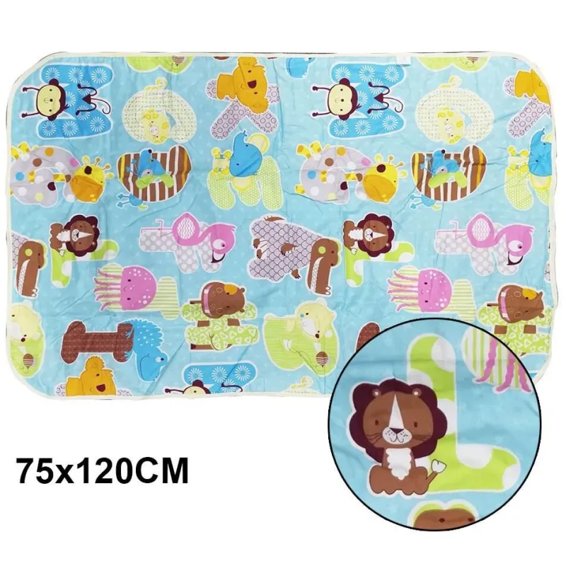 Kinder The Decor Haven Kinderwagen & Zubehör-Wasserdichte Wickelunterlage - Wiederverwendbares Cartoon-Design