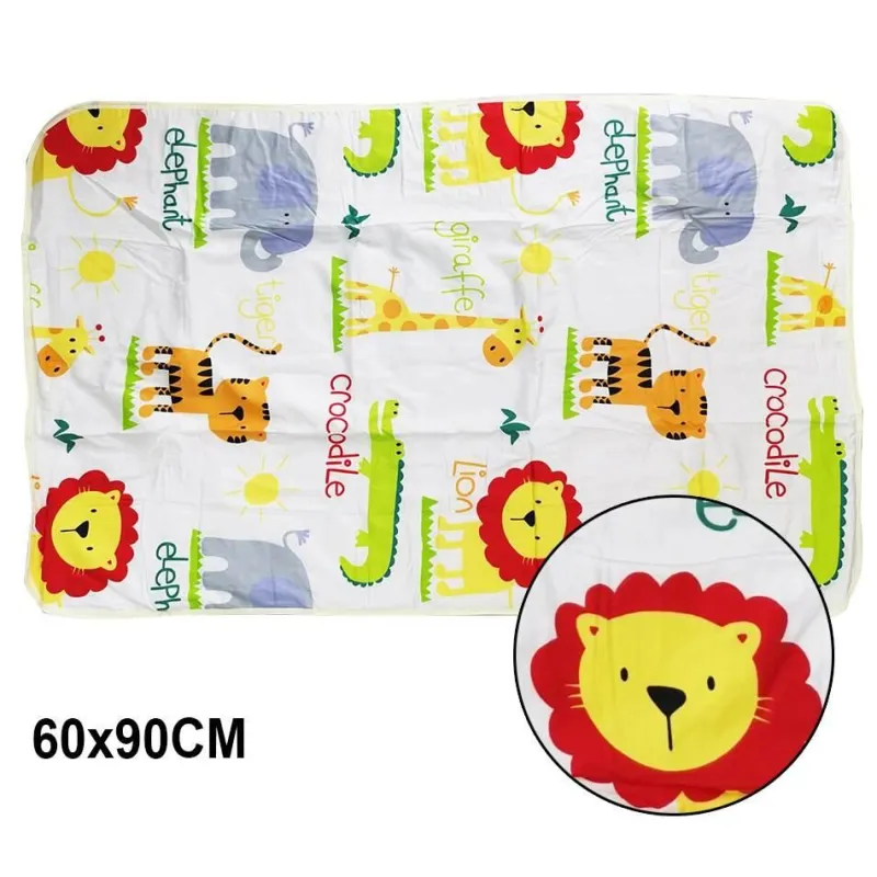 Kinder The Decor Haven Kinderwagen & Zubehör-Wasserdichte Wickelunterlage - Wiederverwendbares Cartoon-Design