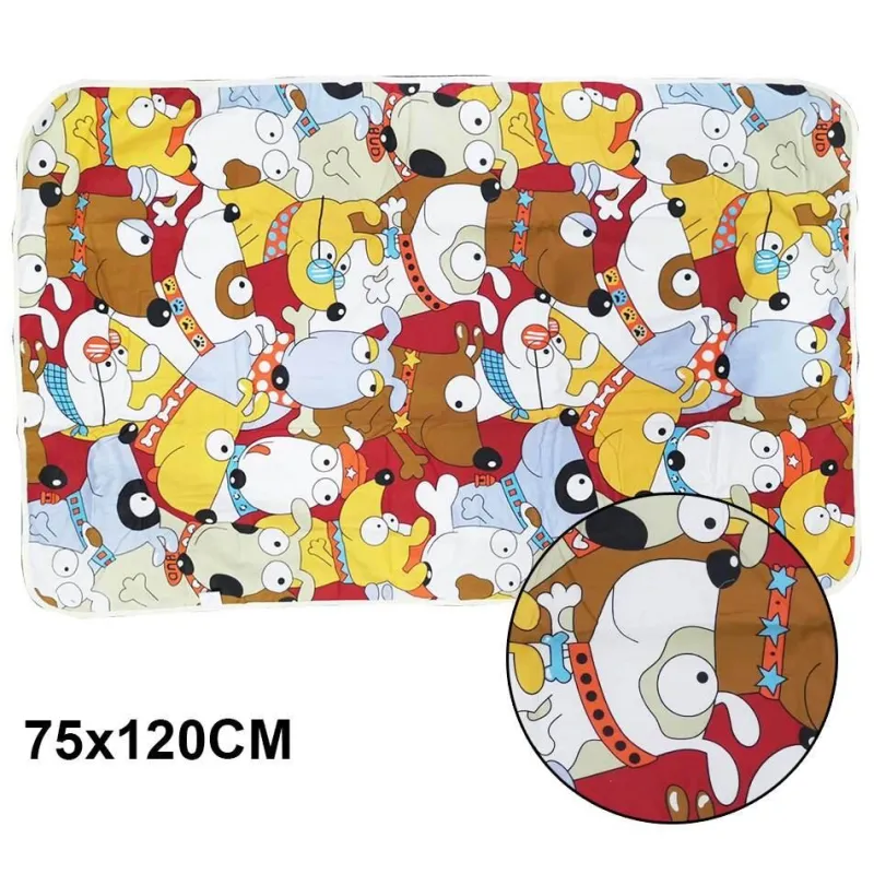 Kinder The Decor Haven Kinderwagen & Zubehör-Wasserdichte Wickelunterlage - Wiederverwendbares Cartoon-Design