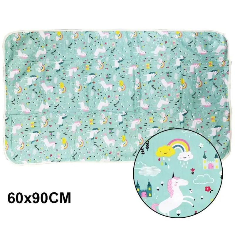 Kinder The Decor Haven Kinderwagen & Zubehör-Wasserdichte Wickelunterlage - Wiederverwendbares Cartoon-Design