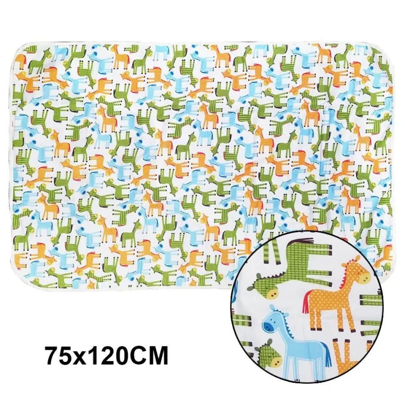 Kinder The Decor Haven Kinderwagen & Zubehör-Wasserdichte Wickelunterlage - Wiederverwendbares Cartoon-Design