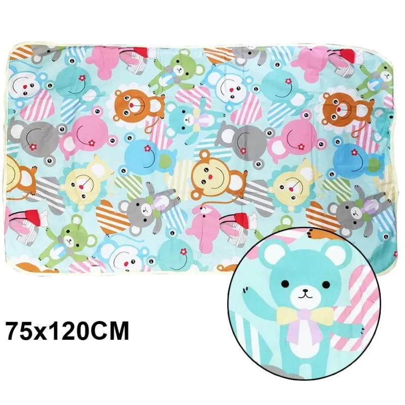 Kinder The Decor Haven Kinderwagen & Zubehör-Wasserdichte Wickelunterlage - Wiederverwendbares Cartoon-Design