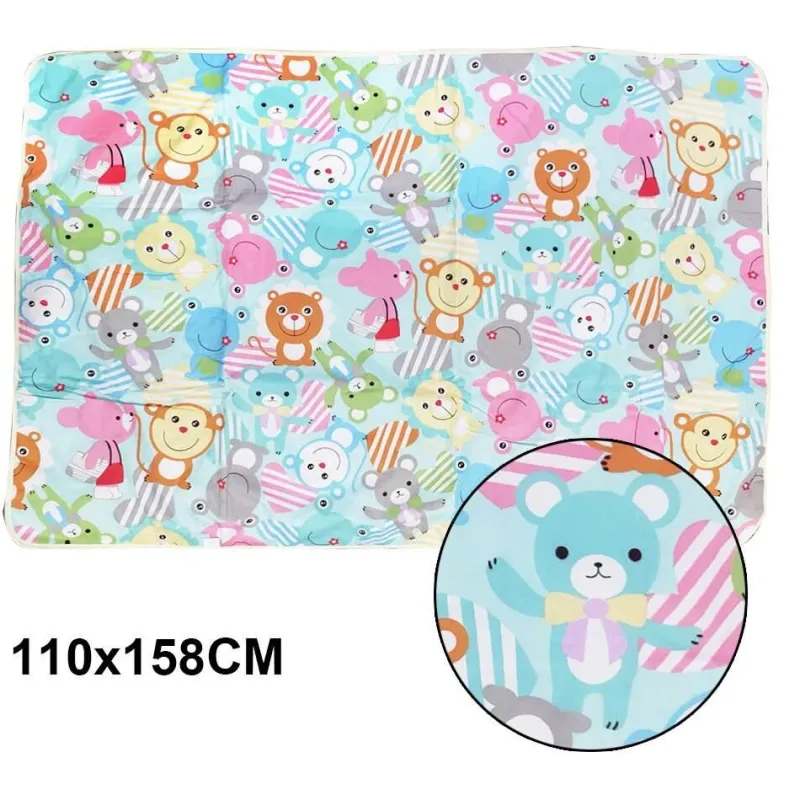 Kinder The Decor Haven Kinderwagen & Zubehör-Wasserdichte Wickelunterlage - Wiederverwendbares Cartoon-Design