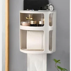 The Blissful Bath Badezimmer-Wasserdichter Badezimmer-Organizer ohne Bohren – Zubehörhalter