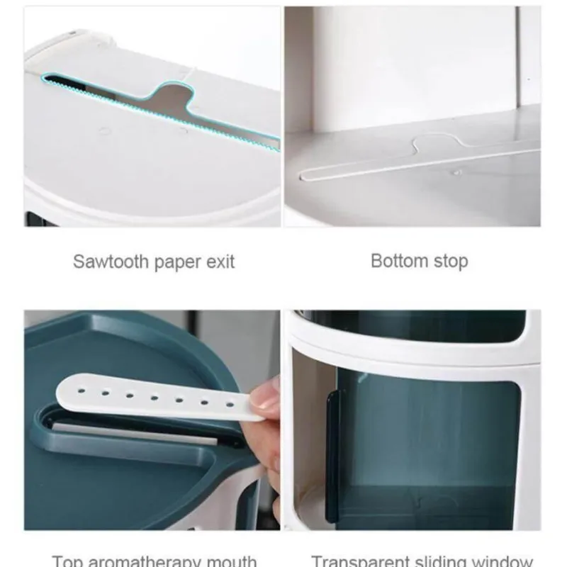 The Blissful Bath Badezimmer-Wasserdichter Badezimmer-Organizer ohne Bohren – Zubehörhalter