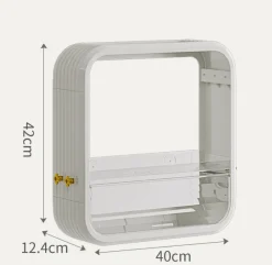 Tranquil Waters Badezimmer|Küche & Esszimmer-Wasserdichter Badezimmer-Organizer – staubdichte Aufbewahrungslösung