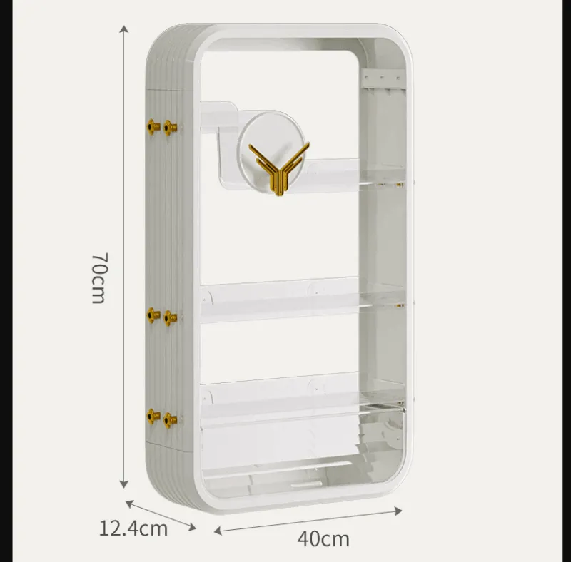 Tranquil Waters Badezimmer|Küche & Esszimmer-Wasserdichter Badezimmer-Organizer – staubdichte Aufbewahrungslösung