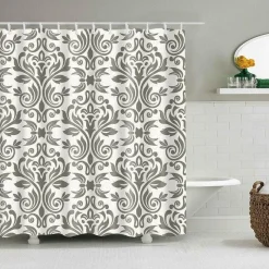 Aqua Essence Badezimmer-Wasserdichter Duschvorhang – Stilvolles Badezimmerdekor