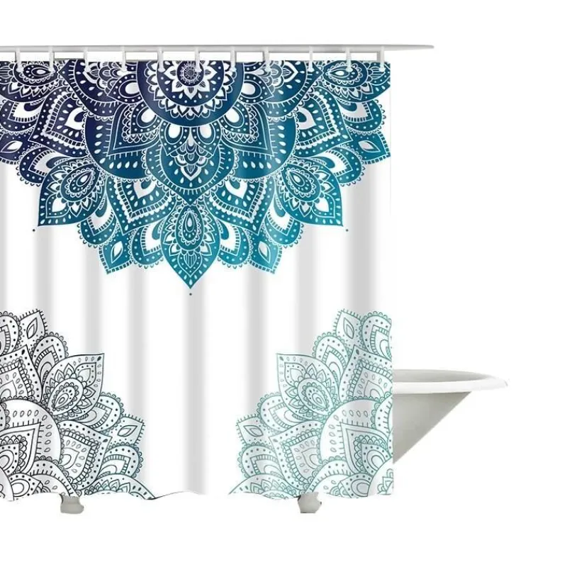 Aqua Essence Badezimmer-Wasserdichter Duschvorhang – Stilvolles Badezimmerdekor