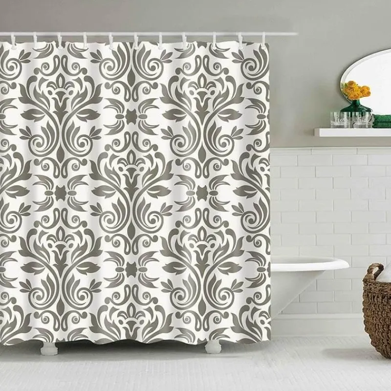 Aqua Essence Badezimmer-Wasserdichter Duschvorhang – Stilvolles Badezimmerdekor