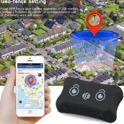 Decor Haustierzubehör-Wasserdichter GPS-Haustier-Tracker – Echtzeit-Ortungshalsband für Hunde und Katzen